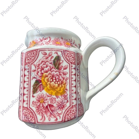 Ridgeway Ironstone Creamer Pitcher Transferware Canterbury England - Picture 2 of 6